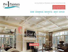 Tablet Screenshot of pro1painters.com